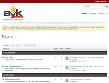 Tablet Screenshot of forums.ayksolutions.com